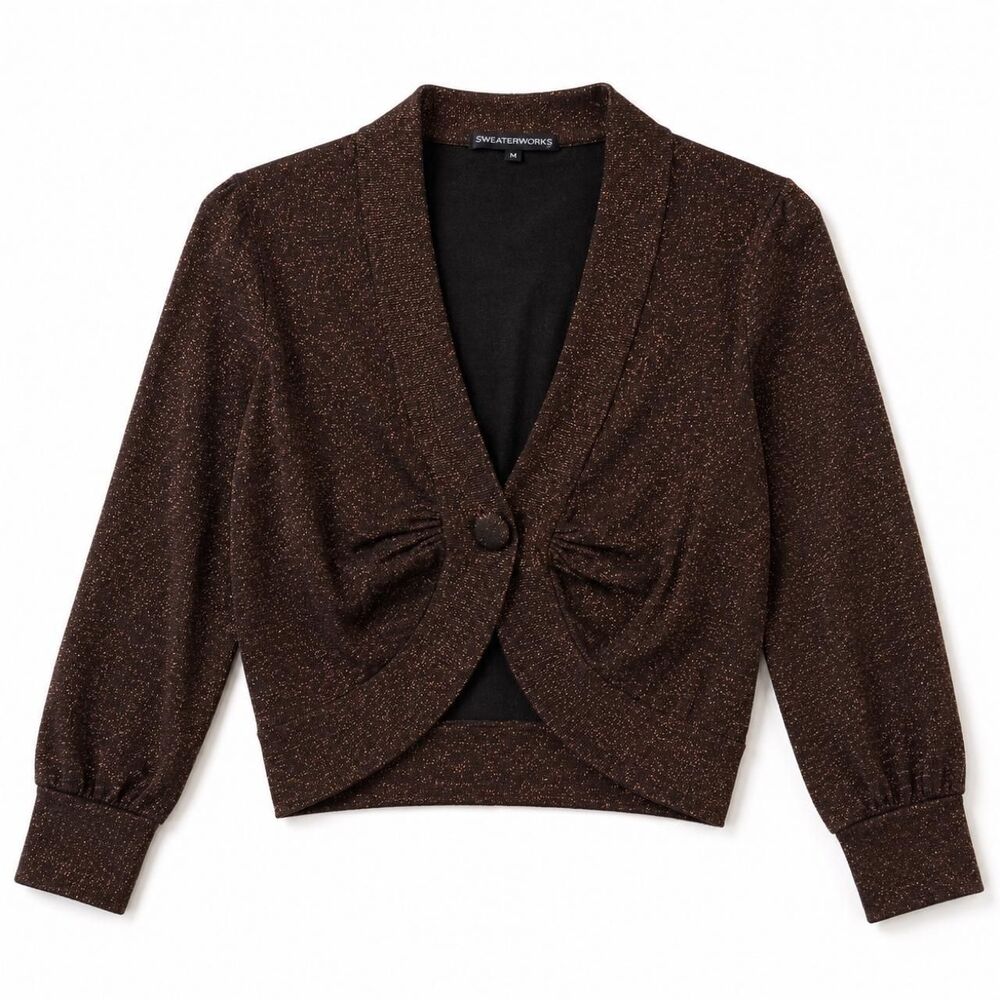 Sweater-shop Women's Brown Cardigan